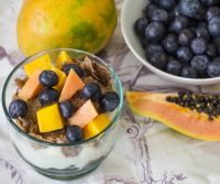 Fruit and bran crunch